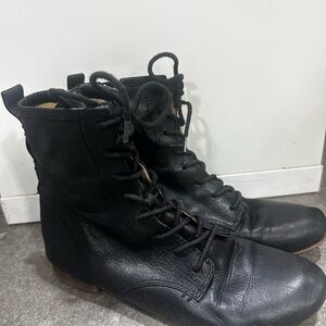 Frye Black Jillian Lace up Boot